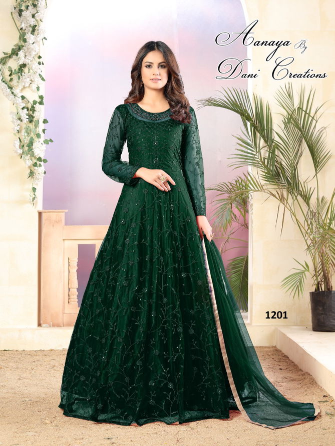 Aanaya Vol 112 Heavy Designer Wear Wholesale Wedding Wear Anarkali Long Suits